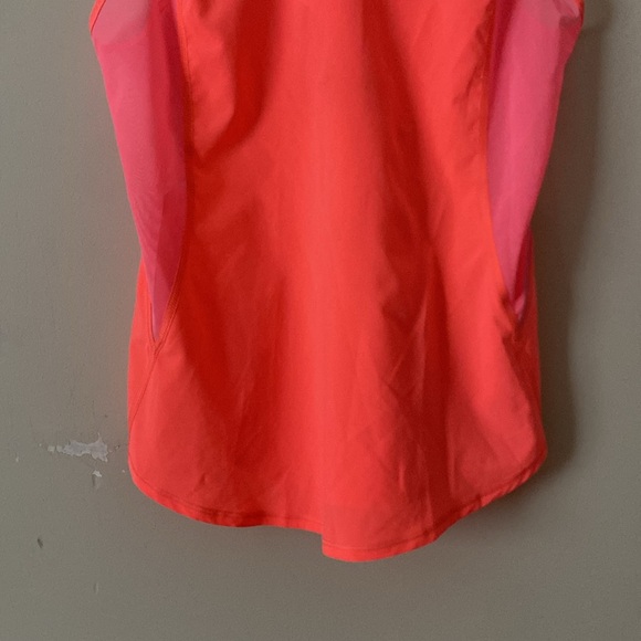 Lululemon Athletica Reflector Neon Pink/Orange Criss-Cross Back Top - Picture 7 of 13